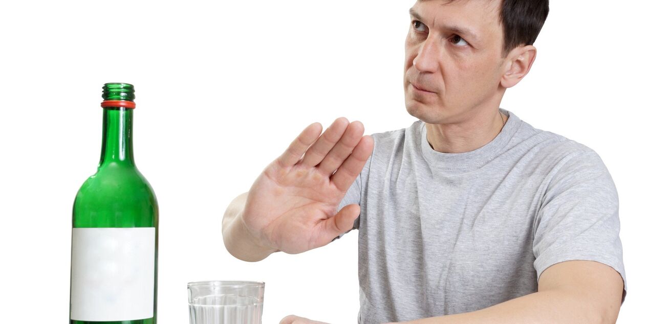 Man refuses to drink